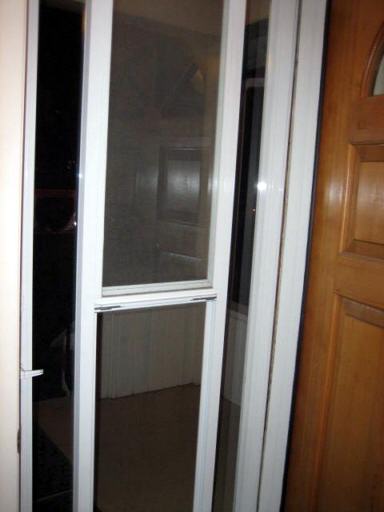 This door was damaged ...