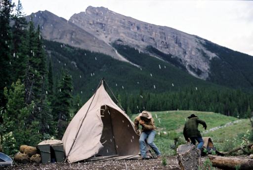 Hailstorm at Campsite #2