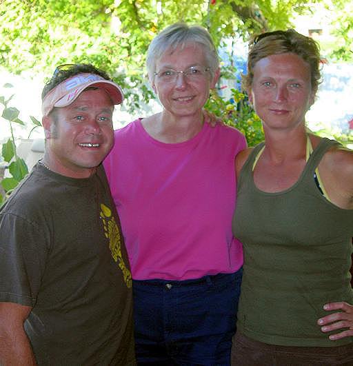 Dave, Lauren, and Tanya